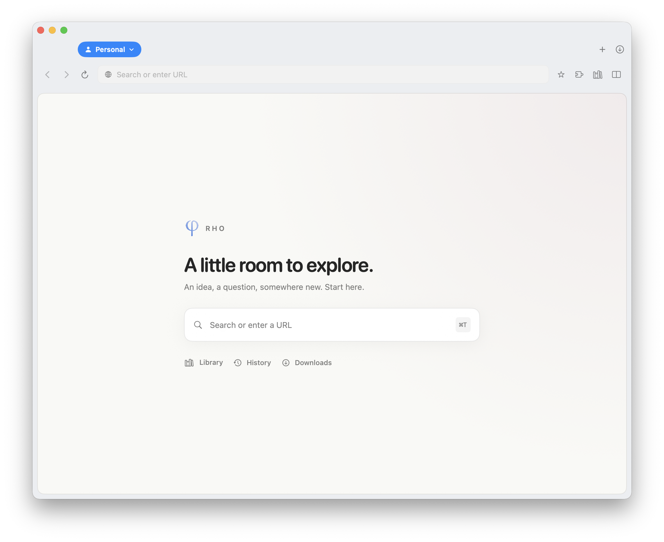 Rho in classic mode, tabs across the top